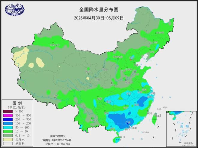 来连下4天穿插北方多地35度高温时段k8凯发入口预警：新一轮降雨13日(图6)