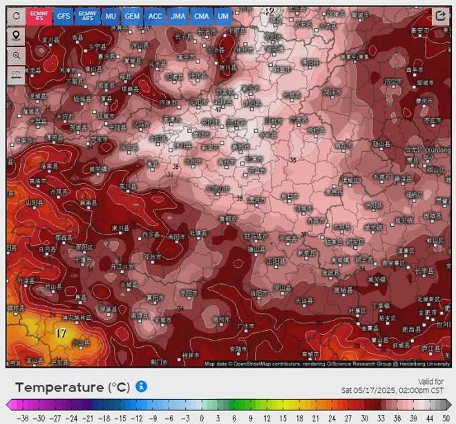 来连下4天穿插北方多地35度高温时段k8凯发入口预警：新一轮降雨13日(图9)