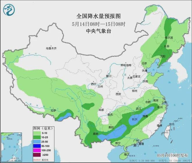 来连下4天穿插北方多地35度高温时段k8凯发入口预警：新一轮降雨13日(图7)